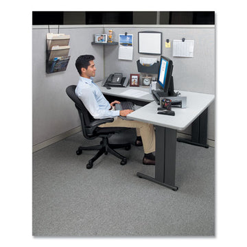 Fellowes® Partition Additions Clips, 40 Sheets, Dark Graphite, 4-pack freeshipping - TVN Wholesale